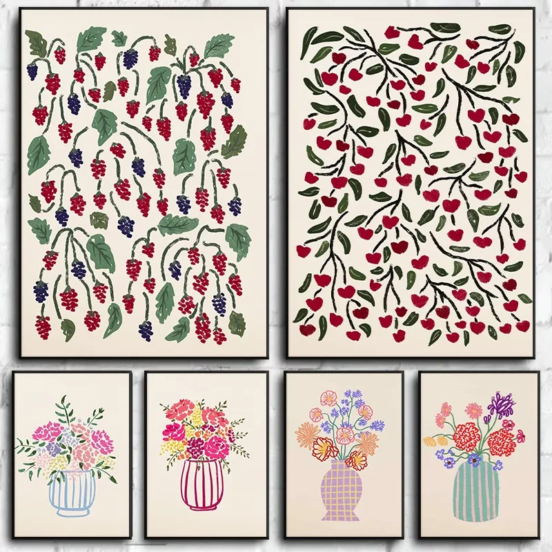 Florist Supply Vases - 1 stuk schilderij op canvas zonder