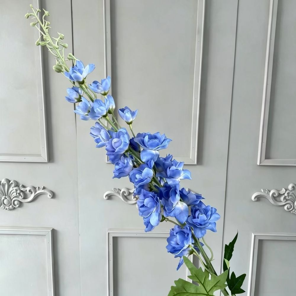 Blauwe zijden kunstbloemen, le - Florist Flower Supply recensie en prijs
